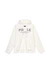PURPLE BRAND - Men's Beach Hoodie - Style No. P324 - Cotton Ecru Printed - Front