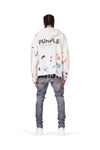 P324 RELAXED FIT BEACH HOODIE - Cotton Ecru Summer Rain