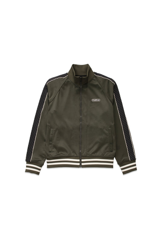 P414 TRACK JACKET - Poly Tricot Forest Night