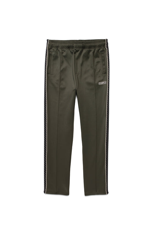 P415 TRACK PANT - Poly Tricot Forest Night Track Pant
