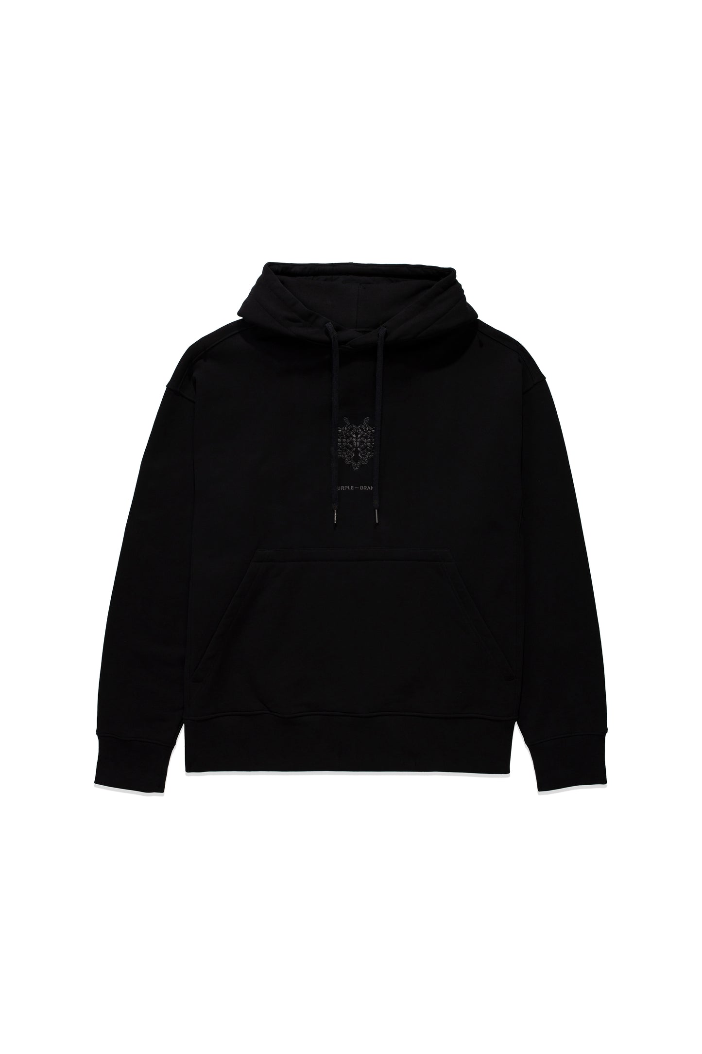 P436 OVERSIZED HOODIE - Purple Snake Black Beauty