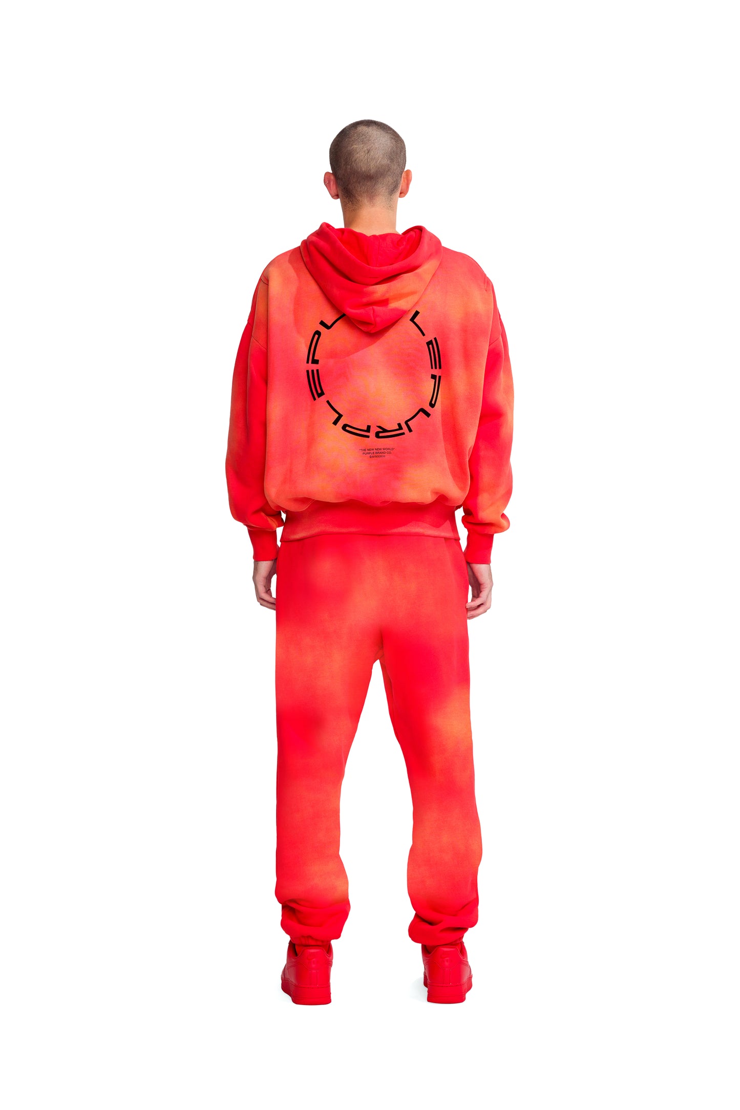P440 REGULAR FIT SWEATPANT - New World in Fiery Red