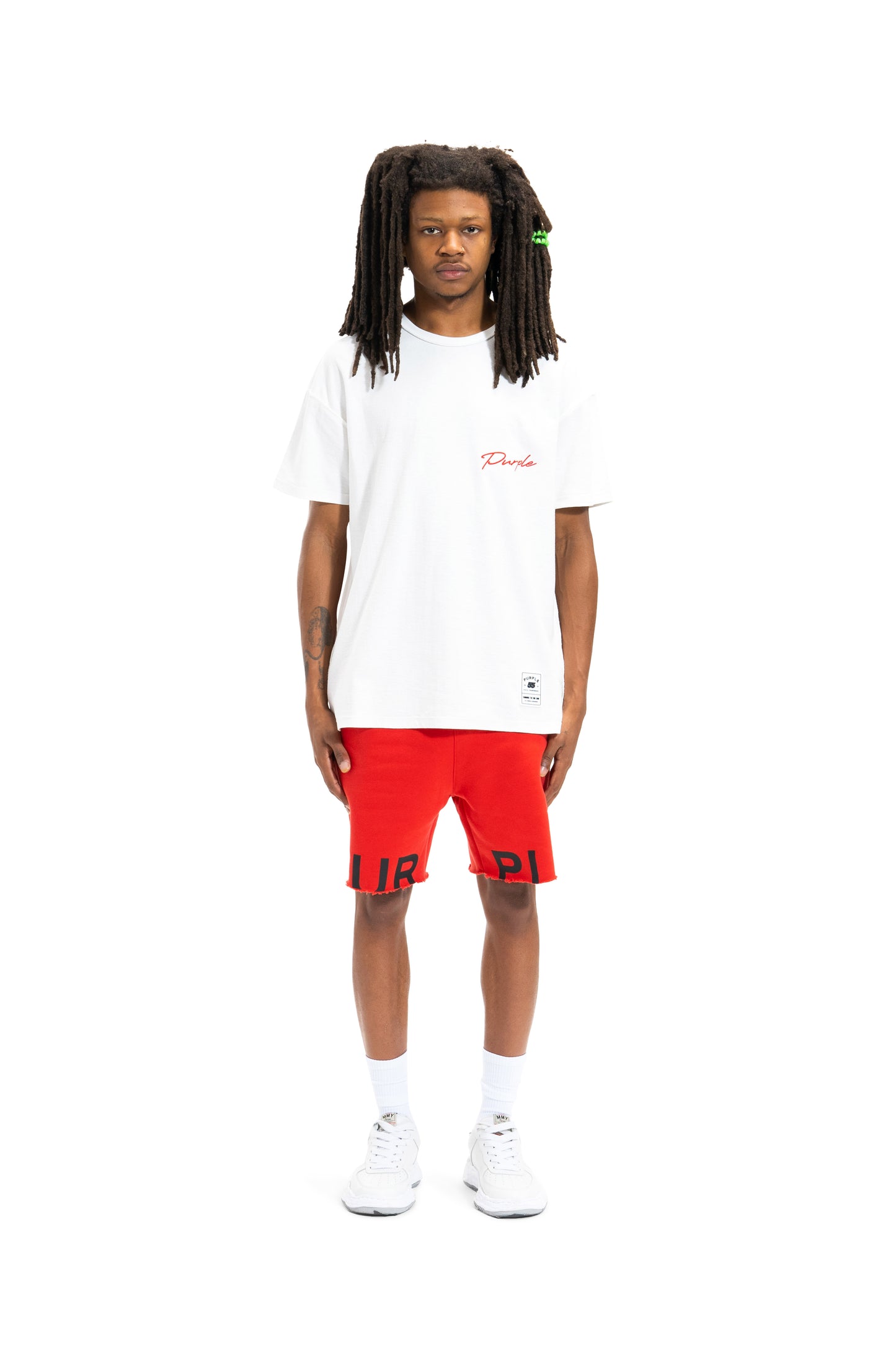 P446 HEAVY FLEECE SHORT - GameDay Red
