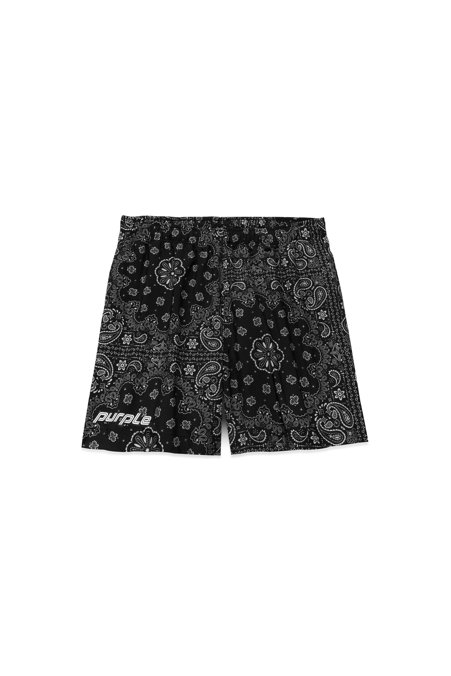 P504 ALL-AROUND SHORT - Black Paisley