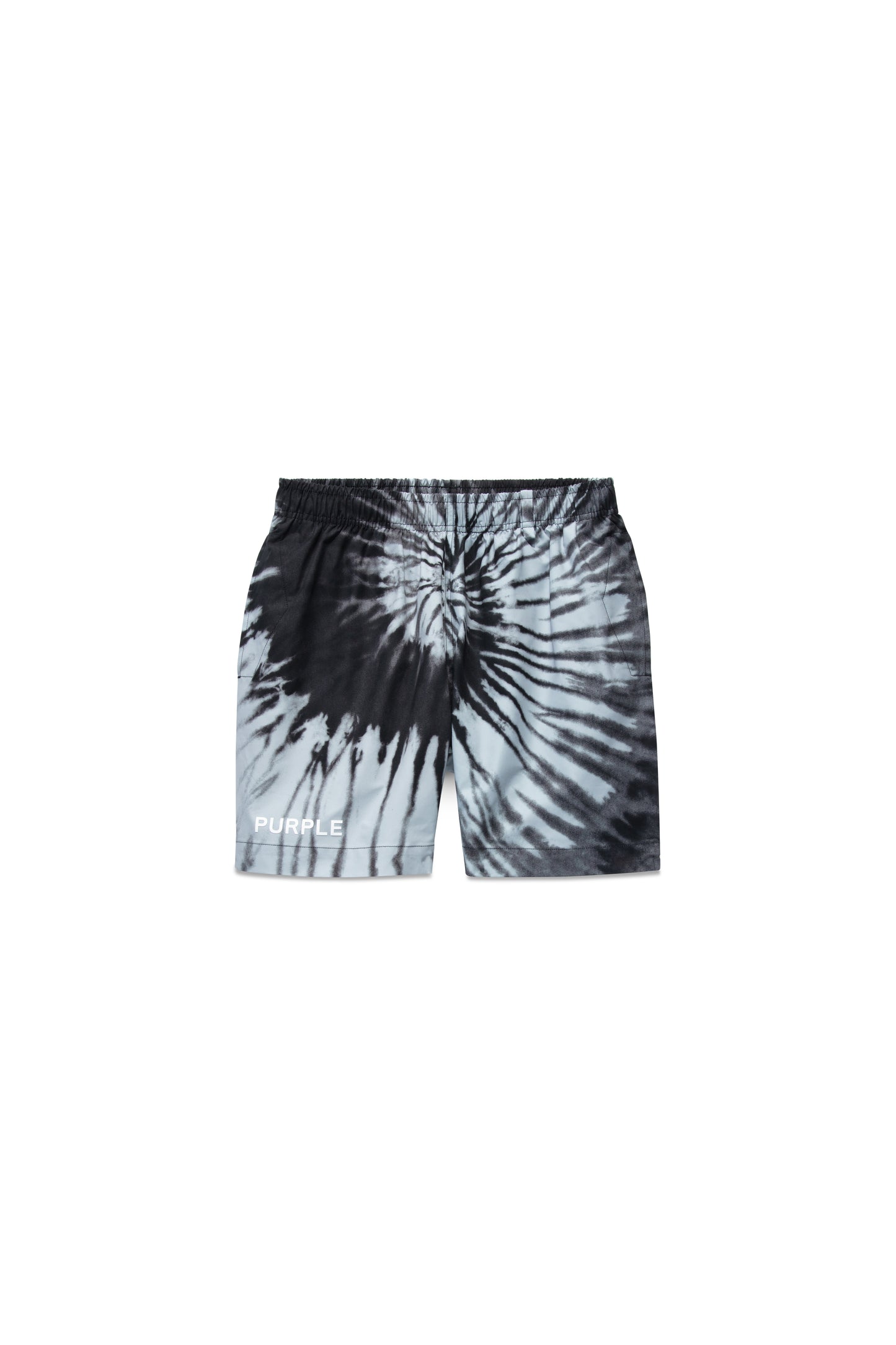 Spiral Tie Dye Black All-Around Short