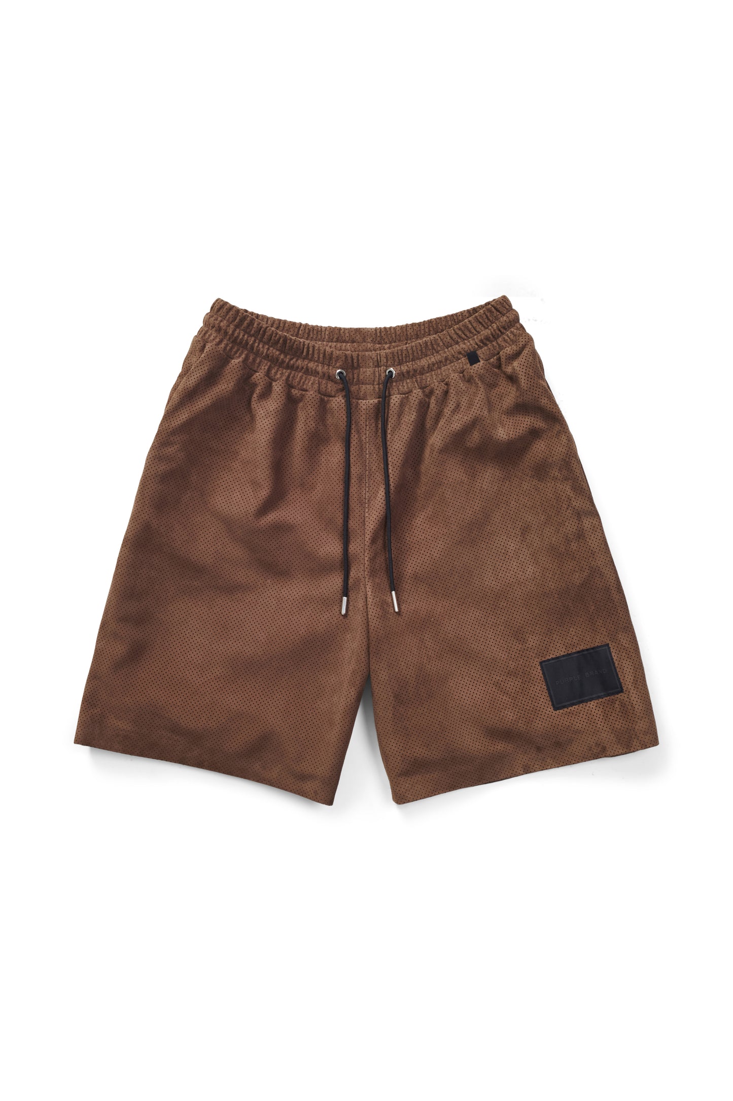 P508 PERFORATED SUEDE SHORT - Cathay Spice