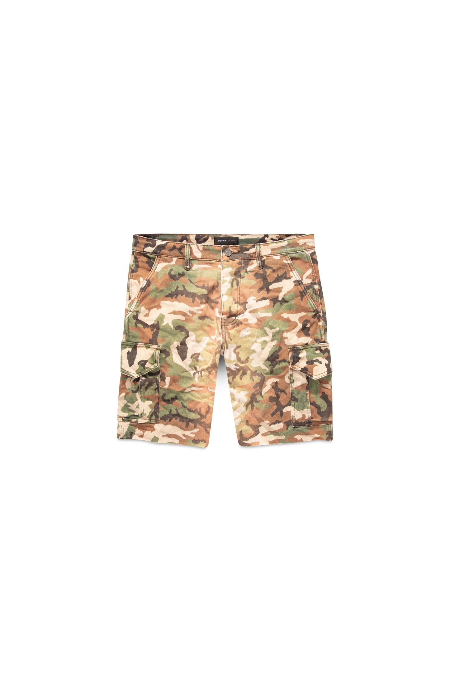 Bleached Camouflage Cargo Short