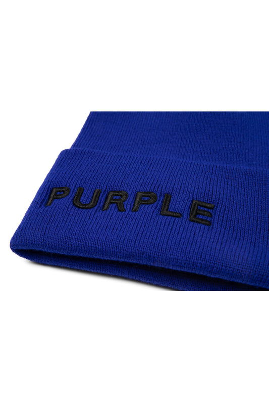 P924 CUFFED BEANIE - Blue