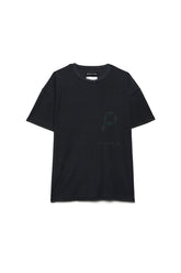 PURPLE BRAND - Men's Relaxed Fit T-Shirt - Style No. P101 - Figure 8 Black - Front