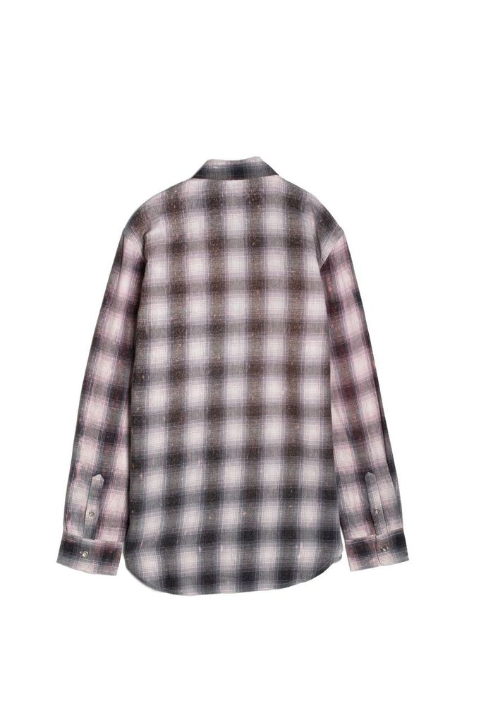 PURPLE BRAND - Men's Long Sleeve Shirt - Style No. P303 - Flannel Shirt - Back