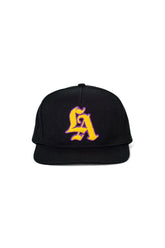 PURPLE BRAND -  Panel Hat - Style No. P901 -  LA Patch Black  - Front
