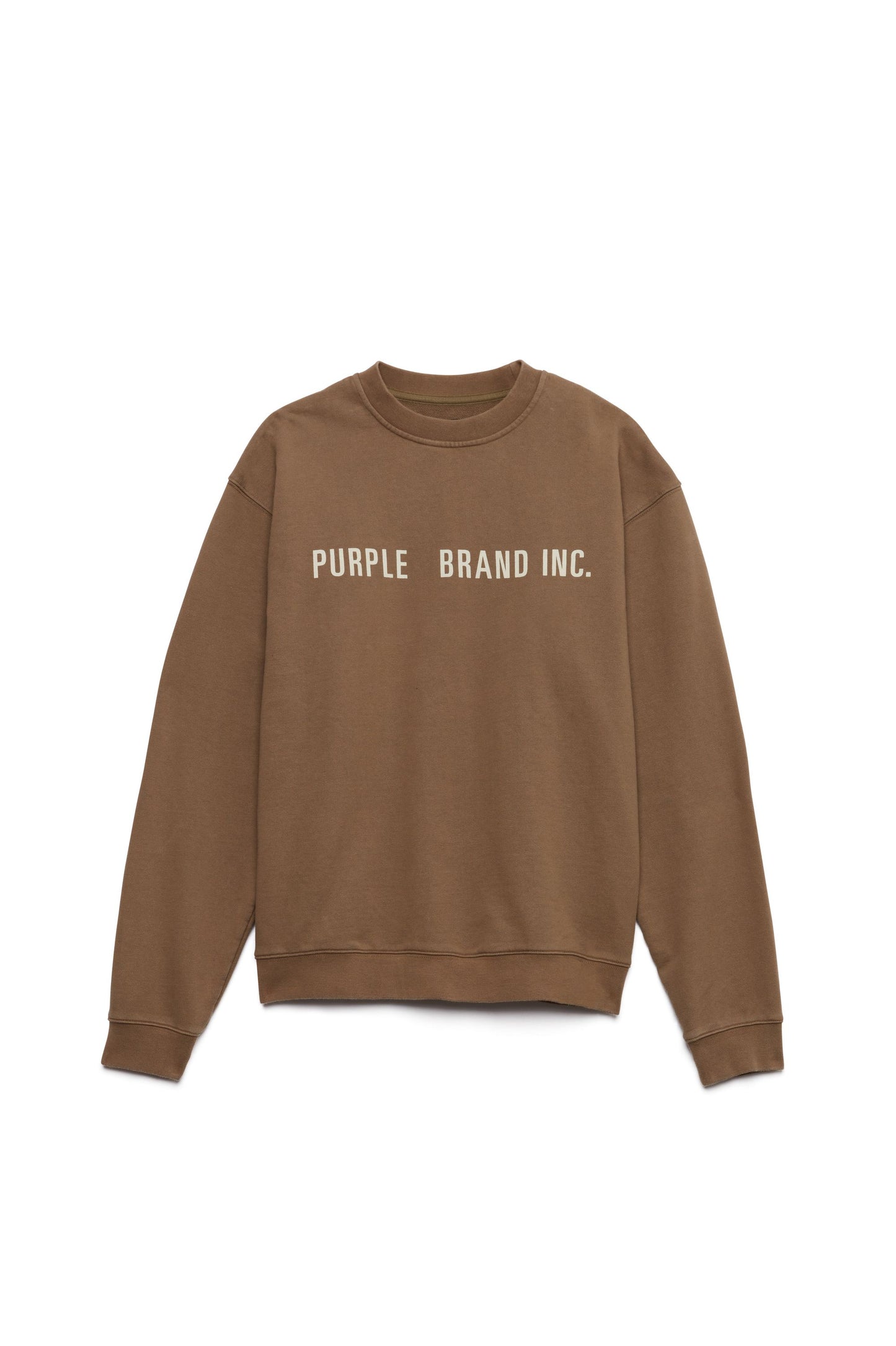 PURPLE BRAND - Crew Sweatshirt - Style No. P405 - Artifact Crew Earth - Front