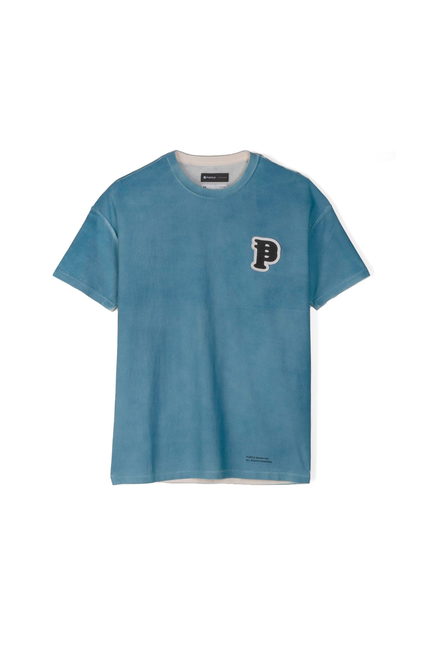 P101 RELAXED FIT TEE - SLATE BLUE SPRAY