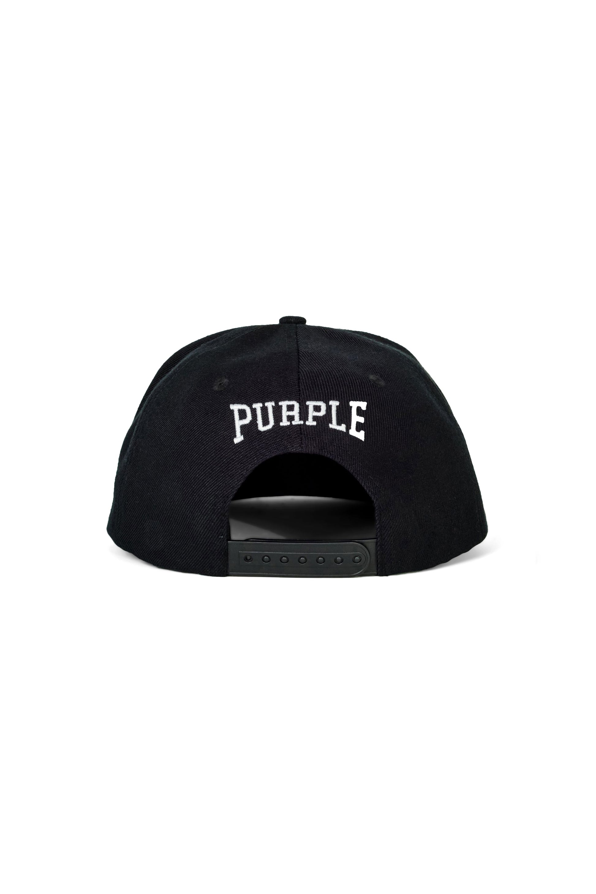PURPLE BRAND - Panel Hat - Style No. P901 - LA Patch Black  - Back