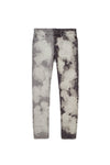 P001 LOW RISE SKINNY JEAN - Two Tone Bleach Grey