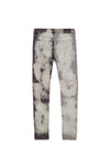 P001 LOW RISE SKINNY JEAN - Two Tone Bleach Grey