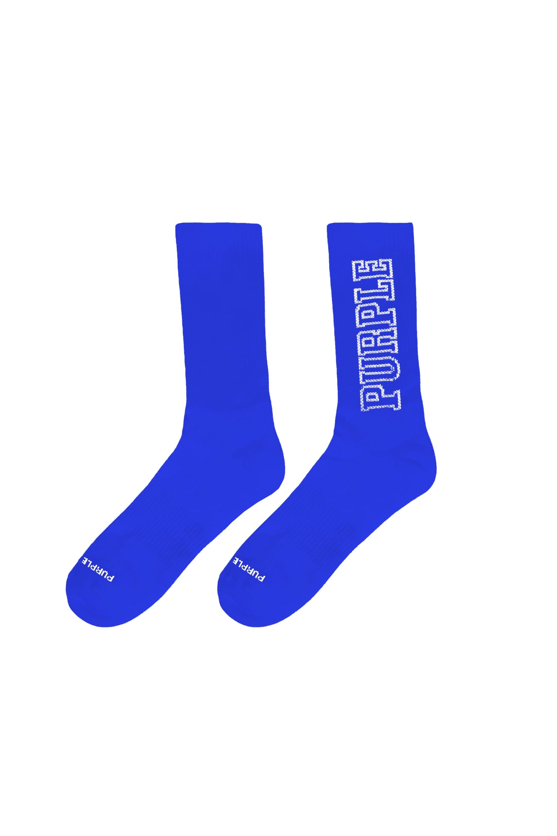 PURPLE BRAND - Socks - Style No. P907 - Multi Color 3 Pack Blue - Front