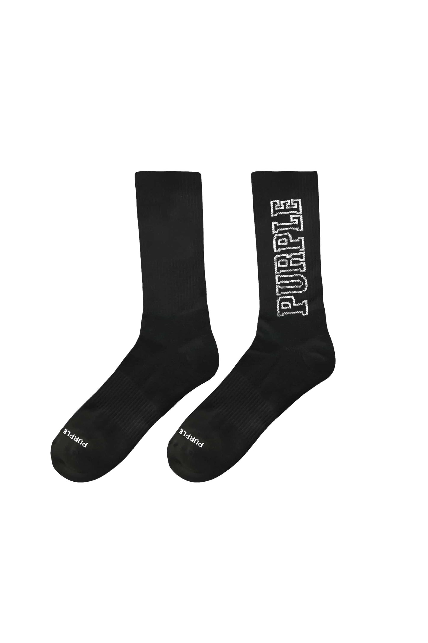 PURPLE BRAND - Socks - Style No. P907 - Multi Color 3 Pack Black - Front