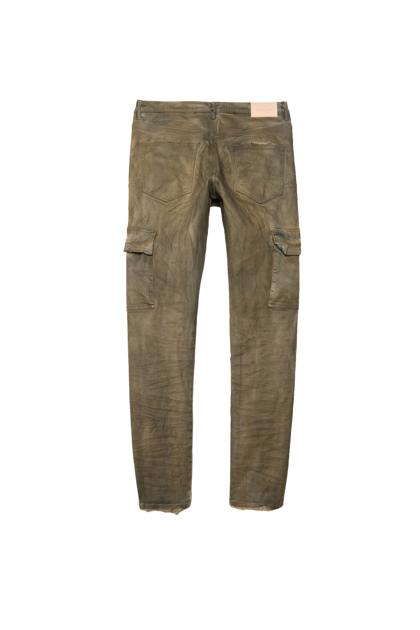P002 MID RISE SLIM JEAN - INDIGO DIRTY RESIN CARGO