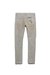 PURPLE BRAND - Men's Denim Jean - Low Rise Skinny - Style No. P001 - Reverse Grey Dirty Repair - Back