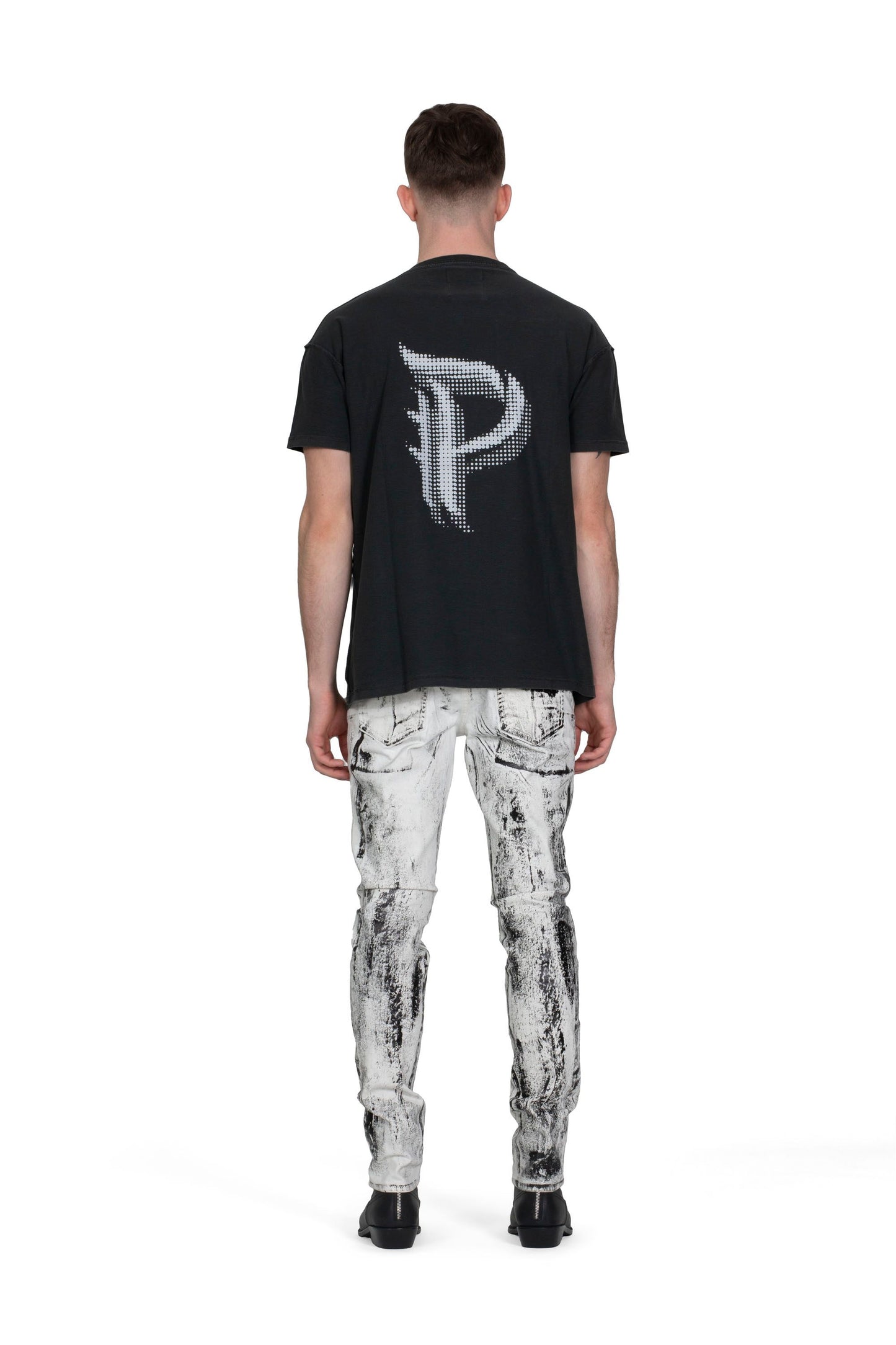 P001 LOW RISE SKINNY JEAN - White X-ray