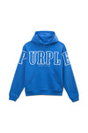 PURPLE BRAND - Men's Hoodie Sweatshirt - Style No. P404 - French Terry Blue - Front
