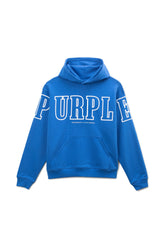 PURPLE BRAND - Men's Hoodie Sweatshirt - Style No. P404 - French Terry Blue - Front