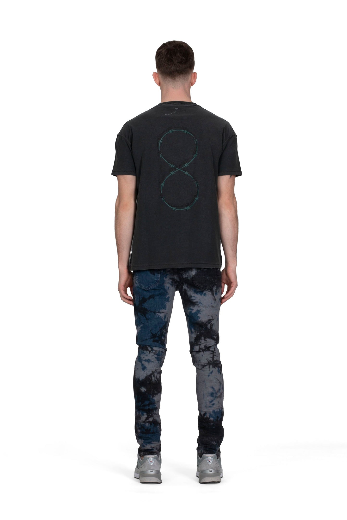 P001 LOW RISE SKINNY JEAN - Purple Overcast