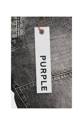 PURPLE BRAND - Men's Mid Rise Short - Style No. P020 - Black Vintage Patchwork - Hang Tag