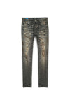 P001 LOW RISE SKINNY JEAN - Tinted Black Repair