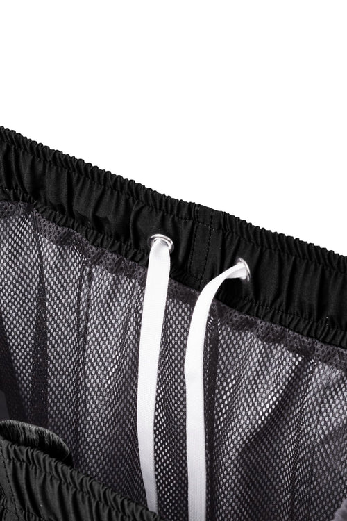 PURPLE BRAND - Men's Swim Short - Style No. P504 - Black Birds Swim Shorts - Detailed Shot