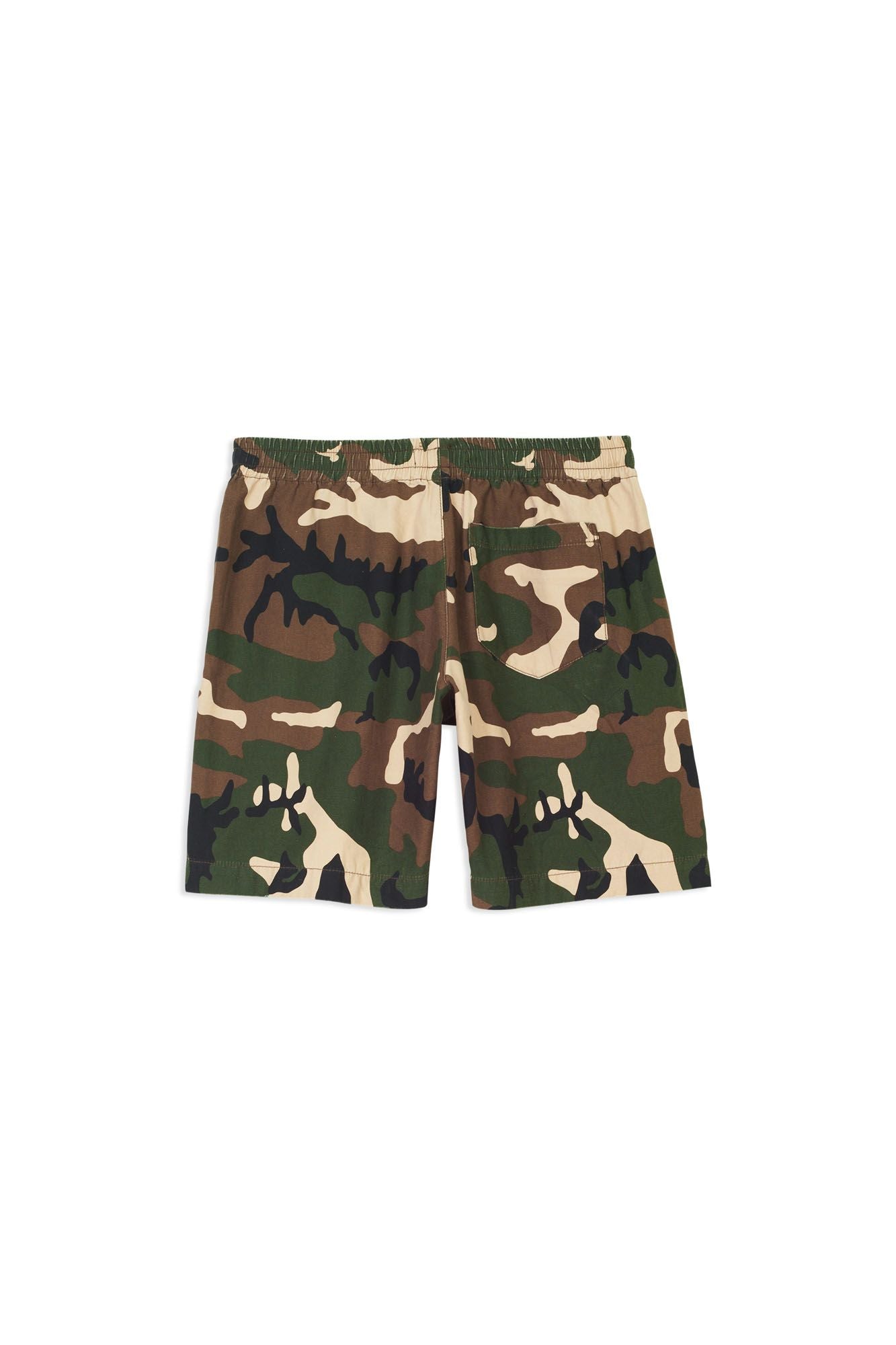 PURPLE BRAND - Men's Short - Style No. P025 - Exclusive Camo Short With Red Star Print - Back