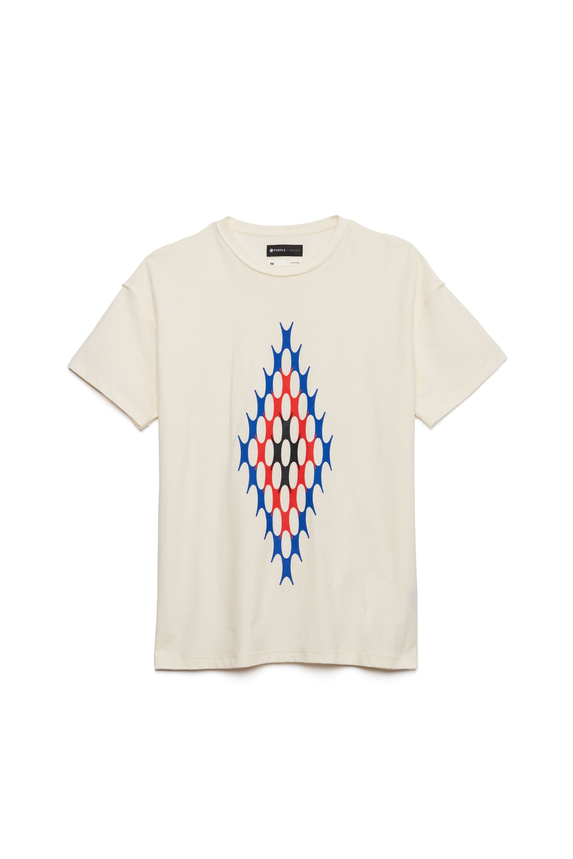 PURPLE BRAND - Men's Relaxed Fit T-Shirt - Style No. P101 - Artifact Ecru - Front
